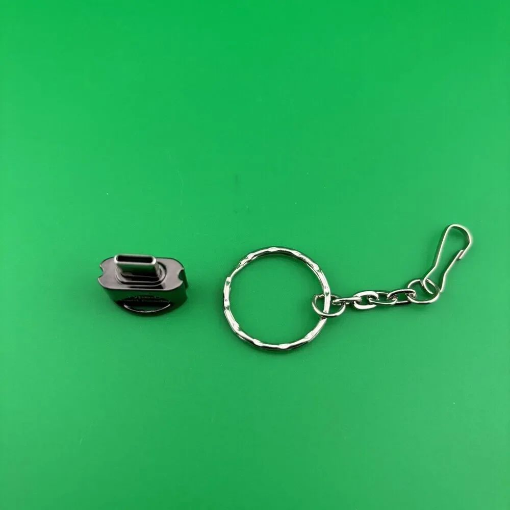 2 pkUSB-C Micro SD Card Reader OTG Adapter Type-C to TF Memory Card Keychain
